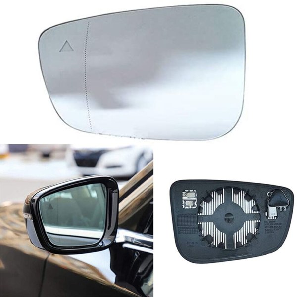 Vänster uppvärmd blind spot-vinge backspegelglas för 3-serie G20 G21 5 G30 G31 7 G11 G12