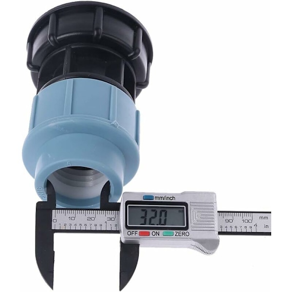 1 stk. IBC Tank Adapter S60X6 til 32mm lige slangetilbehør til havevandsrør