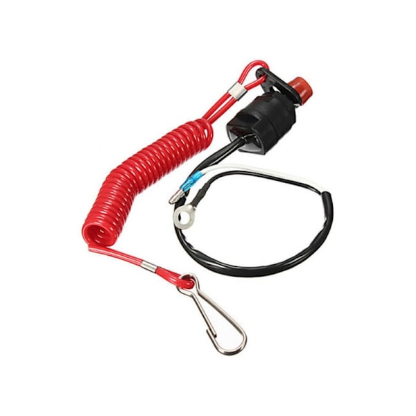 Nödstoppsbrytare för båtmotor för Tohatsu Nödstoppsbrytare Avstängningsbrytare med säkerhetsrem Lanyard