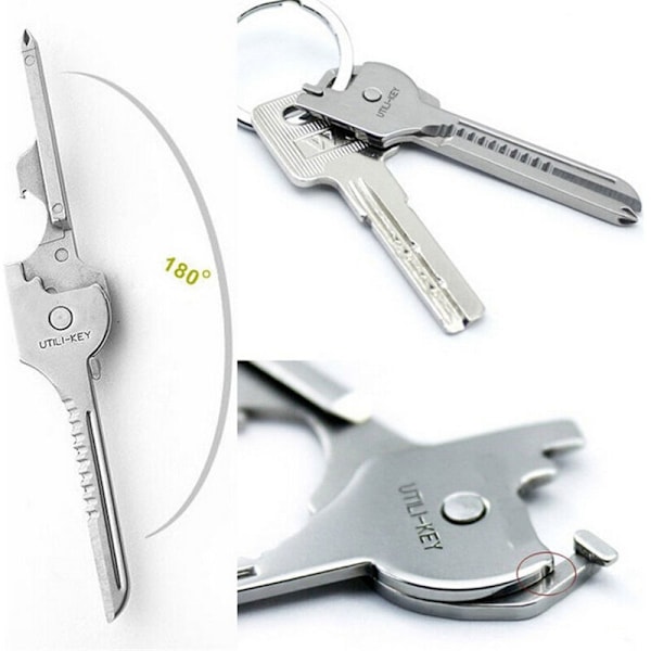 Multifunktionell verktygsnyckel fickkniv multiverktyg edc utrustning utomhus gadget