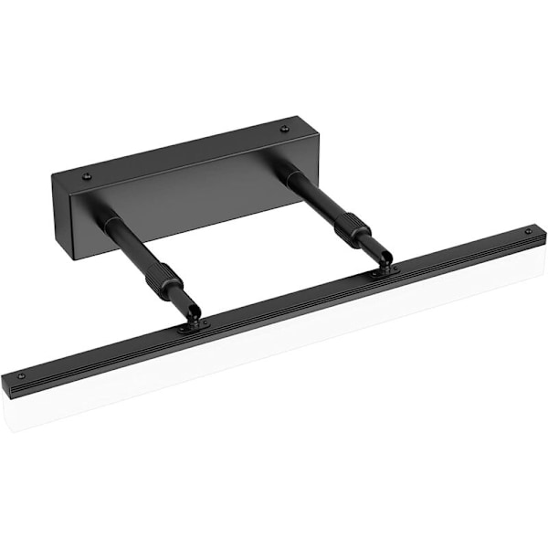 LED Spejlslys 40CM, Badeværelsesvæglampe 585LM 9W 6000K, Badeværelsesspejlslys IP44 LED Vægslys Moderne Badeværelseslampe med Justerbar Lyshoved