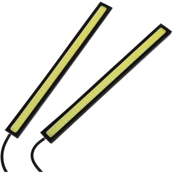 2 x 12V LED-stripe dagslys kjørelys DRL tåkelys billys