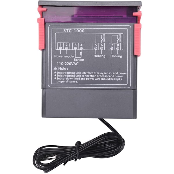 220V/STC-/1000 Digital temperaturregulator termostat med NTC