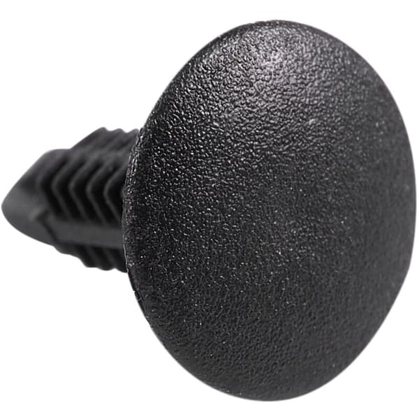 5x5mm Huldiameter Sorte Plastiknitter Fastener Push Clips 48 Stk
