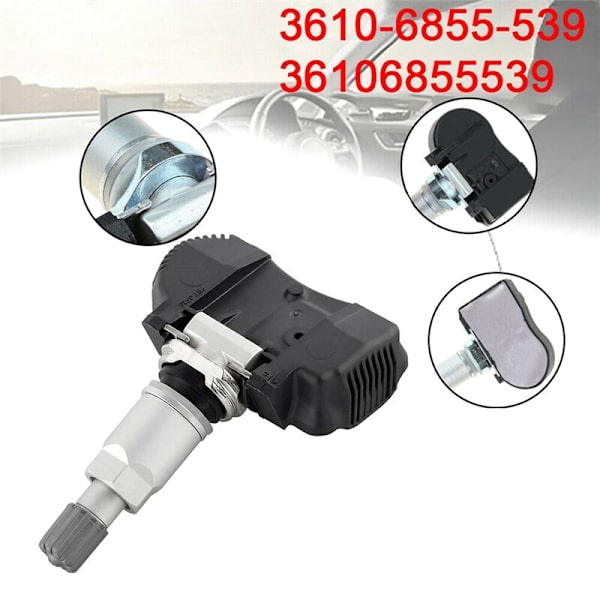 4 st TPMS-däcktrycksensor för serie 1 2 3 X1 X2 X5 X6 Mini 36106855539 36106881890 36106856209