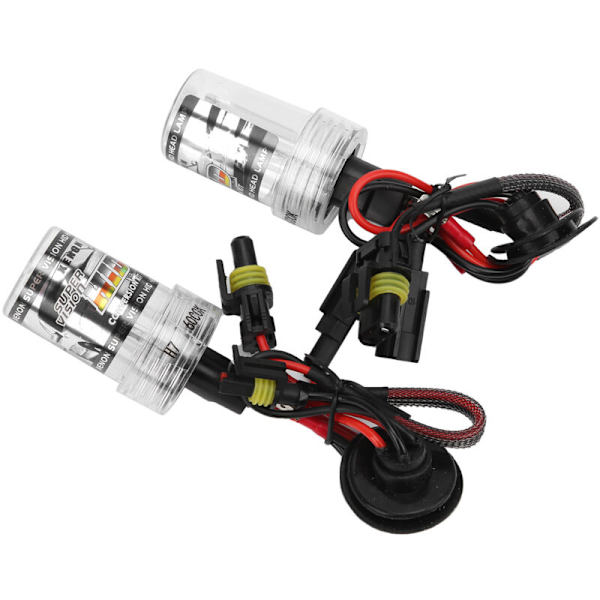 2-pak H7 35W 6000K 12V HID Xenon Frontlyskjørelysutskiftningssett