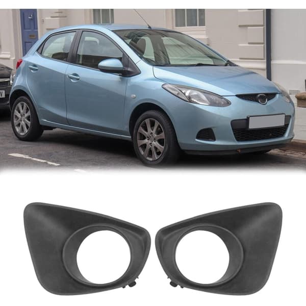1 par støtfanger tåkelys lampe hetter erstatning hus for 2 Demio Hatchback 3 dør