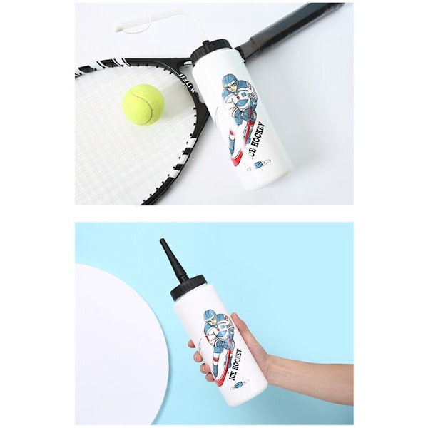 1000 ml ishockeyflaska bärbar stor kapacitet fotboll lacrosse flaska design sportflaska A