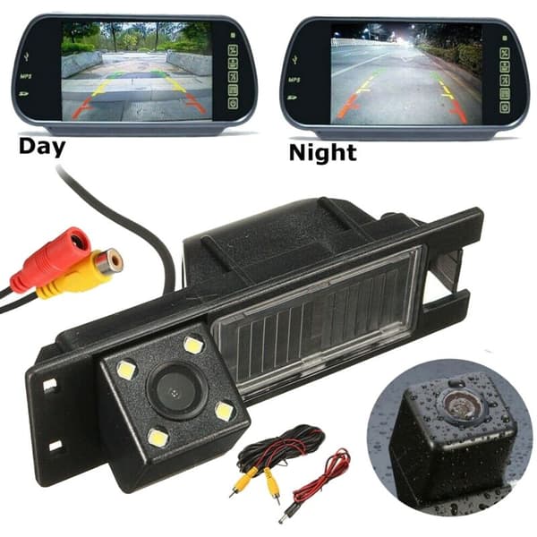 4 LED dynamisk bana HD backkamera för H J Meriva