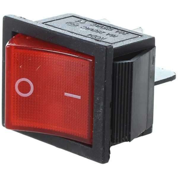SODIAL(R) 2 stk. KCD4 DPST ON-OFF 4-bens båd vippekontakt 15A/20A AC 250V/125V