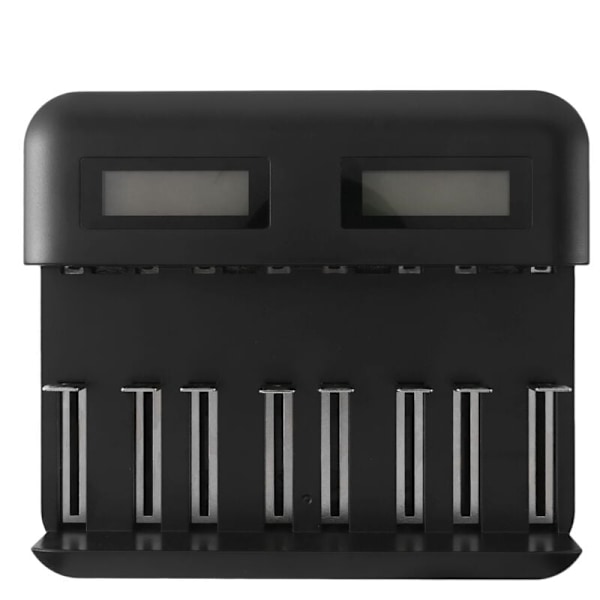 8-sporers LCD-skjerm USB Smart Batterilader for AA AAA SC C Størrelse D Oppladbare Batterier 1.2V Ni-Mh Ni-Cd Hurtiglader