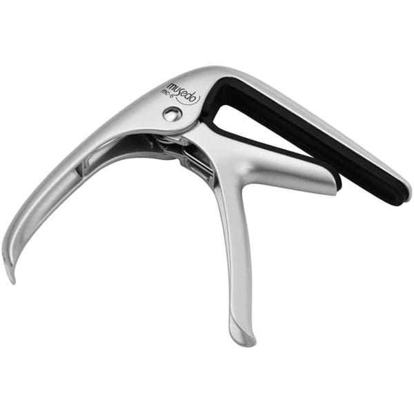 -6 Akustisk Gitarr Capo Aluminiumlegering Byt med Inbyggd Bryggpinneavdragare för Klassiska Gitarrtillbehör