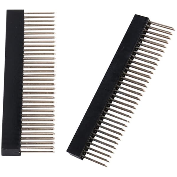 5 stk. PC104 2,54 mm dobbelt række stabelbar header-stik 2X32P header til kontrol-bundkort-interface, 2X32P