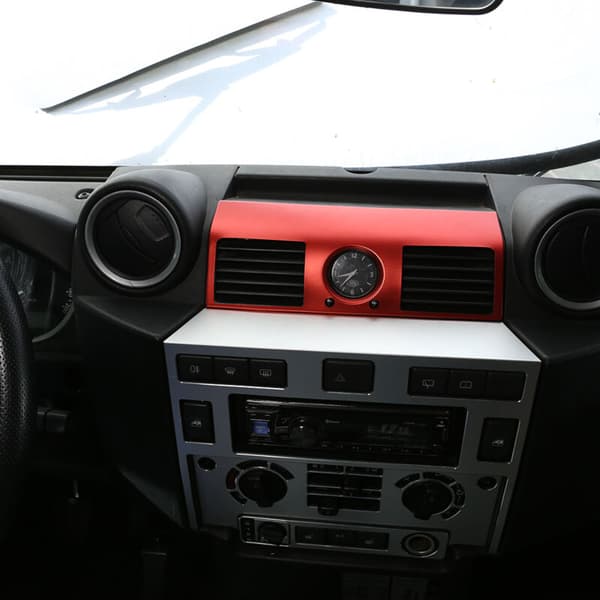 Bil Central Luftkonditionering Kontroll Luftutlopp Ram Trim Dekaler för 110 2008-2018