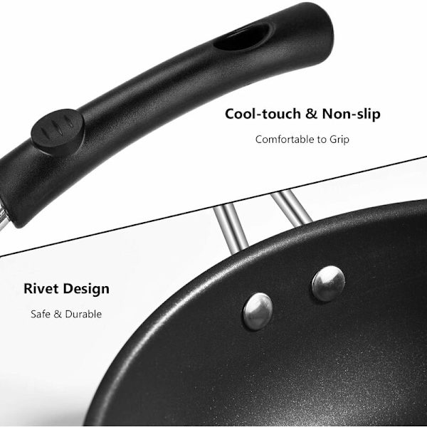 Mini stegepande, lille non-stick stegepande, ideel blini-pande til stegning af æg og tilberedning af morgenmad, 20cm-