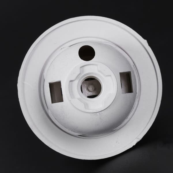 E27 AC 250V 2A Hvit Plast Overflate Lyspære Sockelholder