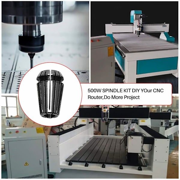 10 kpl / sarja Ultra Precision ER16 1-10 mm jousiholkkisarja CNC-jyrsintäkaiverruskoneeseen