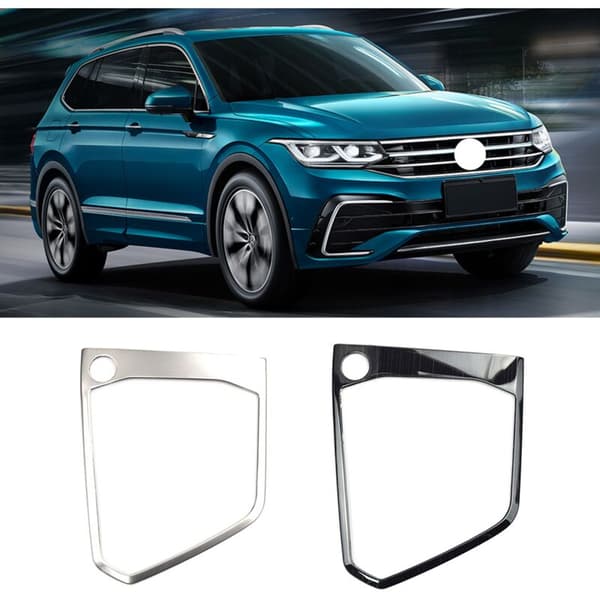Bilens indre centerkonsol gear skift panel rustfrit stål ramme trim til- L 2017-2021 B