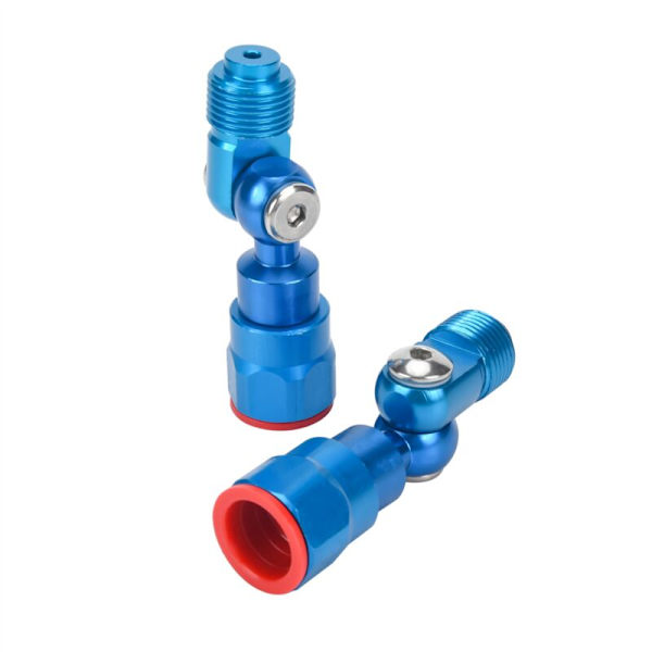 2 stk 7/8 tommer F-7/8 tommer M Luftløs Sprøytemaskin Svingledd Adapter Sølv Svingledd for Malingssprøyte /