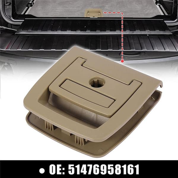 51476958161 Trunk Release Puller Reservhjulskåpa Lås med Nedre Interiör Automatisk Baklucka för X5X6 E70 E71