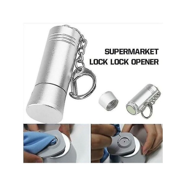 Klädmagnet Tag Remover Magnetisk Säkerhetstag Detacher Lockpick Anti-stöld Detacher