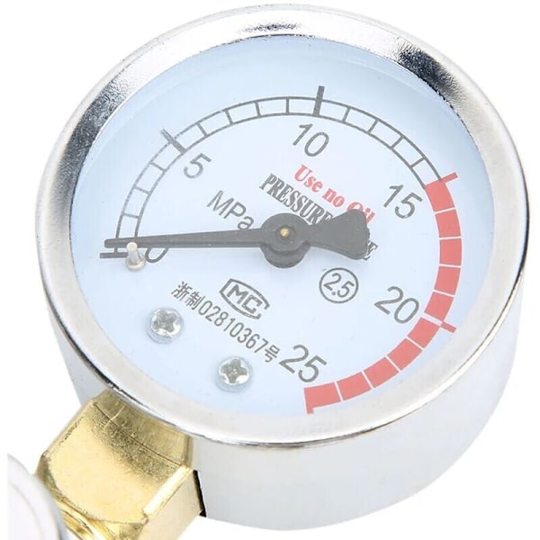 Argon-CO2-Mig-Tig Flödesmätare Regulator, Argon CO2 Tryckmätare, Argon CO2 Flödesmätare Regulator Tryckmätare Svetsdelar Tryckreducerare..