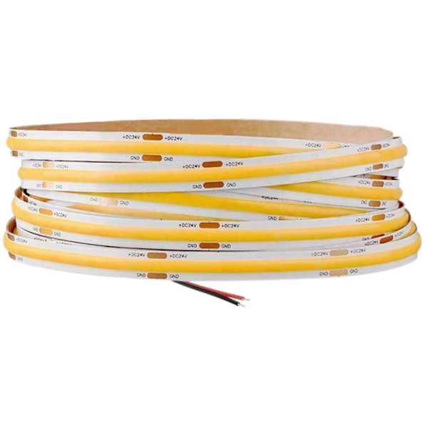 528LED 10MM 12V COB LED-remsa ljus RA90 5M flexibel remsa bar LED-remsa 6000K vitt ljus för sovrum hem