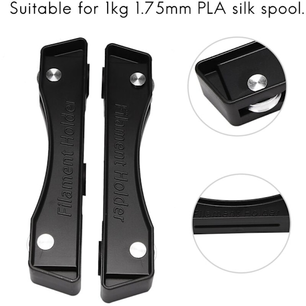 3D Printer Filament Spoleholder Støtte Stativ Holder til PLA/ABS/Nylon/Træ/TPU/Andre 3D Print Materialer