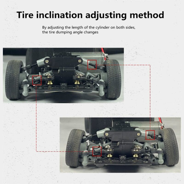 LD-A86P RTR 1/18 2.4G 2WD RC-bil Driftfordon Flip LED-lampor Full Scale Styrda Modeller Leksaker Presenter för Barn, 1