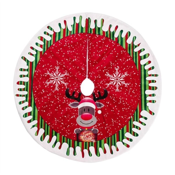 Julgransmatta Jultomte Julgransfot Julgransprydnader Fest Golvmatta för Fest Inomhus Utomhus B