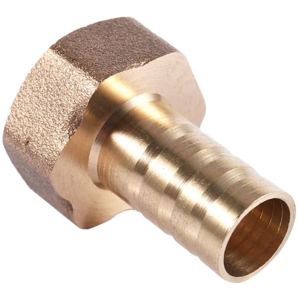 12 mm slangebarb 1/2BSP adapterkonnektor gevindforbindelse guld