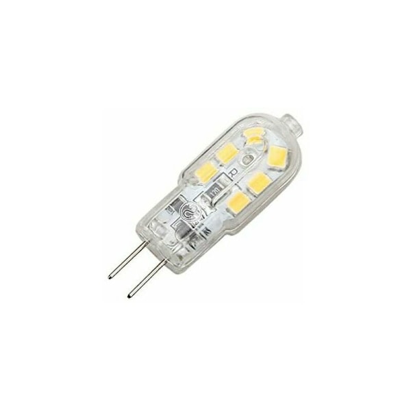 G4 LED-pære Dobbel Stift Sokkel G4 1,5W (tilsvarer 20W Halogenpære) 12V LED-pære Varmt Hvit 3000K, Egnet for Landskap Tak Under Belysning Is H