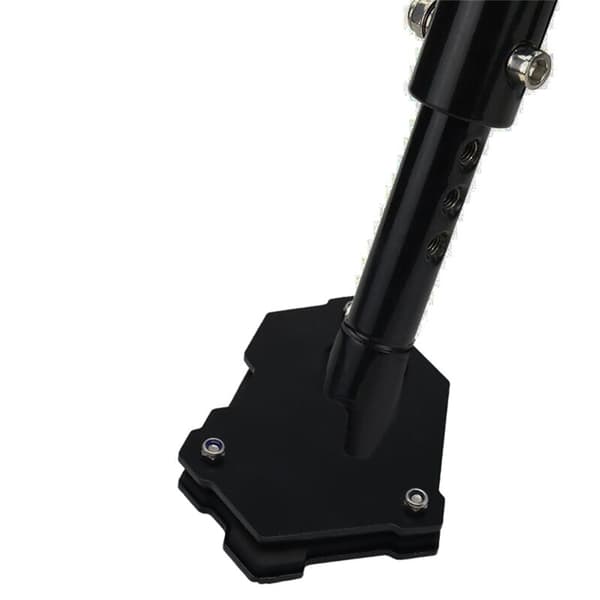 Motorcykel Kickstand Side Stand Extension Support Plate til KLR 650 KLR650 2021 2022 (Sort)