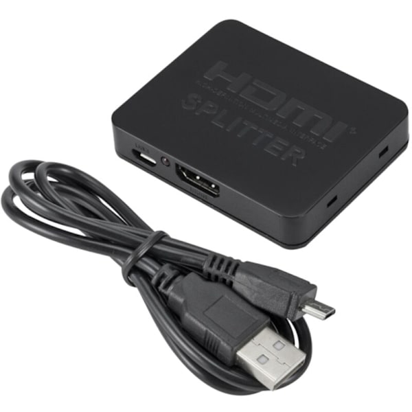 Kompatibel Splitter Switch 1 Punkt-2 Splitter 4Kx2K 1 Inngang 2 Utgang med Skjerm Splitter Konverter
