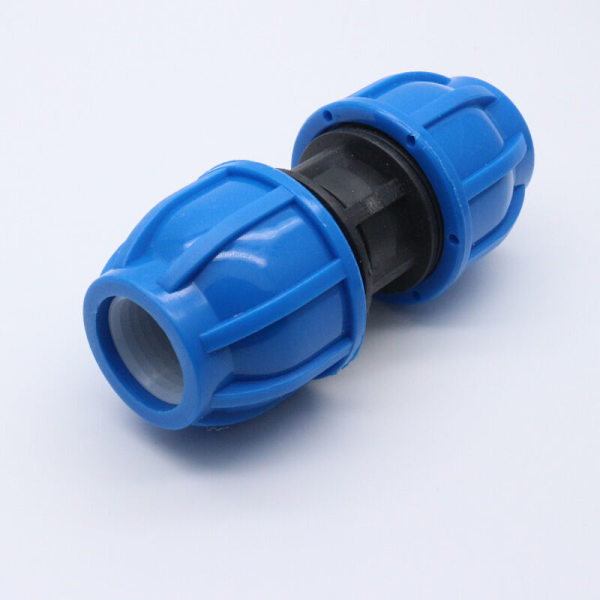 Holdbare PE Push-in Fittings Forbindelse Vandrensere Vandingsrør lige Union Fittings Haveværktøjer til Havearbejde - 25mm