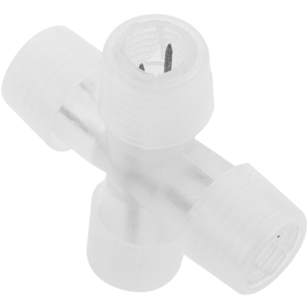 2-polig Korskontakt för LED-rör, Neonljus, 12 mm Diameter LED-rör