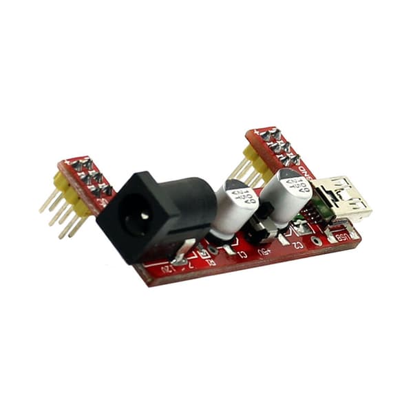 Brødbrett strømforsyningsmodul 2 kanaler 5V / 3.3V for (ingen brødbrett)