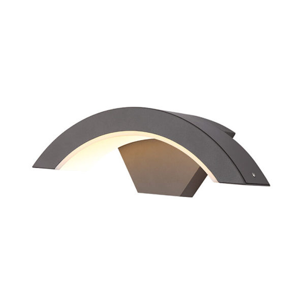 Ulkoseinävalaisin liiketunnistimella 18W LED SMD 3000K Lämmin valkoinen Vedenpitävä IP65 Alumiininen seinävalaisin / Kuistin terassi puutarhavalaisin 29,5cm