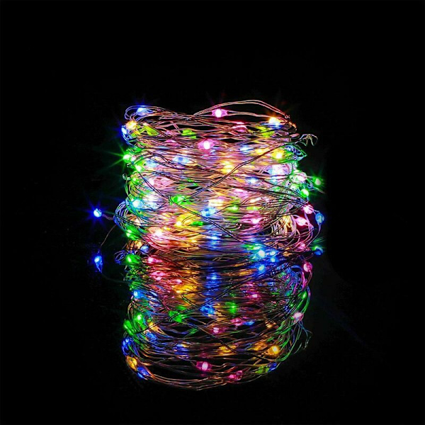 10-pack 2m Fairy Lights 20 LED Batteridrivna Vattentäta Koppartrådsstjärnsträngar för DIY Julbröllop Festdekoration (Flera