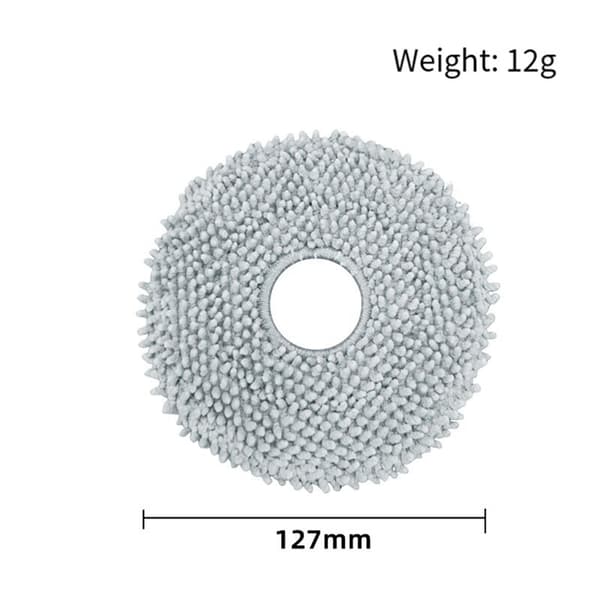 Reservedeler for Q / P10 Robtic støvsuger - Hovedsidebørste, moppklut, HEPA-filter, støvpose