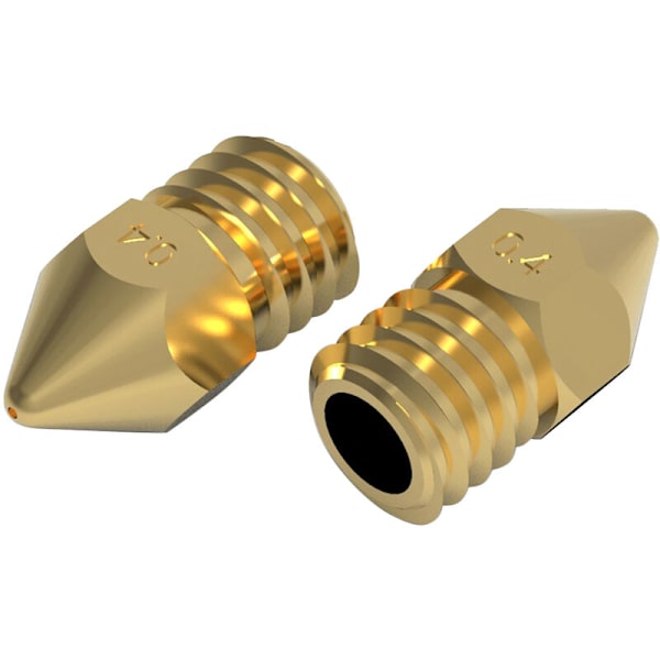5 st Passar för Extruderhuvud Uppvärmningsmunstycke Hot M200 V2 Mässingmunstycke 0,4 mm H59