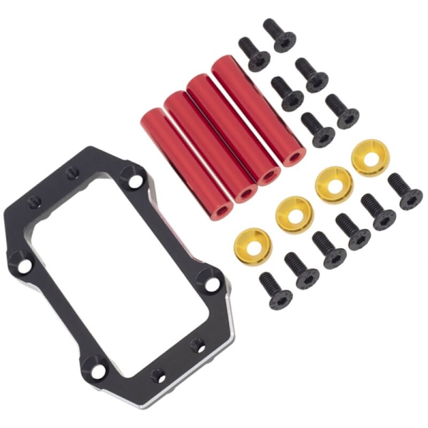 Metal Styreservo-montering til ARRMA 1/8 KRATON Outcast SENTON Talion 6S RC Bilopgraderingsdele, Sort
