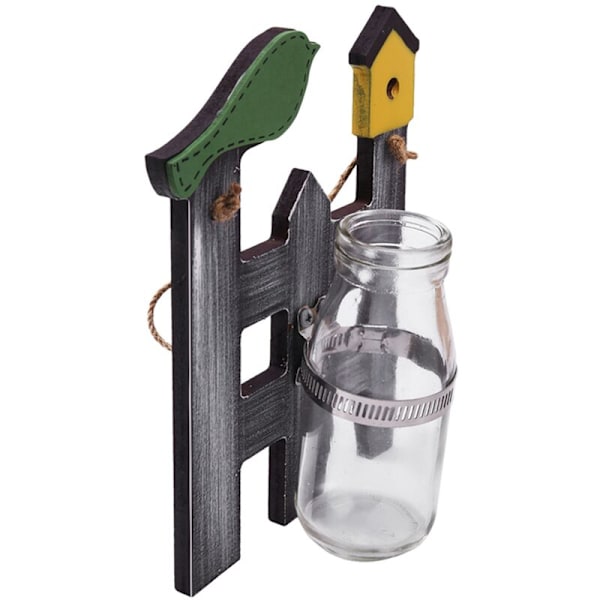 Vægdekoration Træ Hydroponisk Bord Plantedekorationer Hydroponisk Vase Dekoration Tilbehør Miniature Gaver