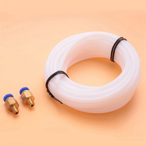 5 Meter PTFE Bowden-rör med 4 st PC4-M6 Hot End Tillbehör 3D-skrivare Filament 1,75 mm
