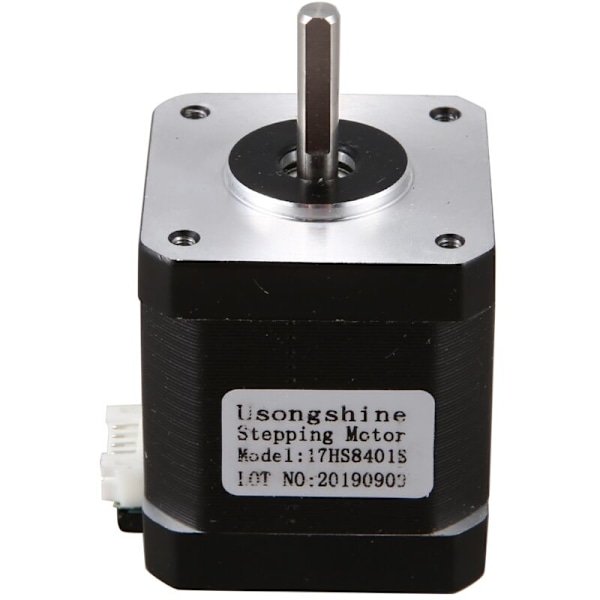 1 stg Nema 17 Steppermotor 48Mm Nema17 42Bygh 2A 4 Ledningar (17Hs8401) 1M Kabel för 3D-skrivare Cnc