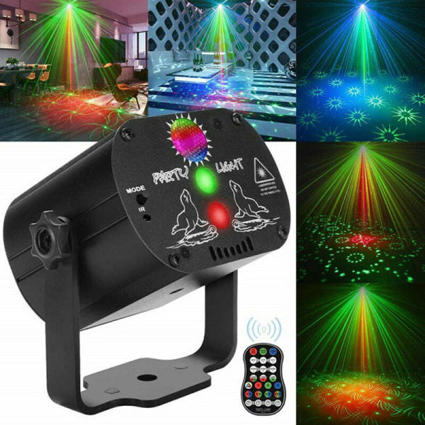 60 mønstre scene projektor mini RGB LED belysning fest disco DJ KTV, Sunny