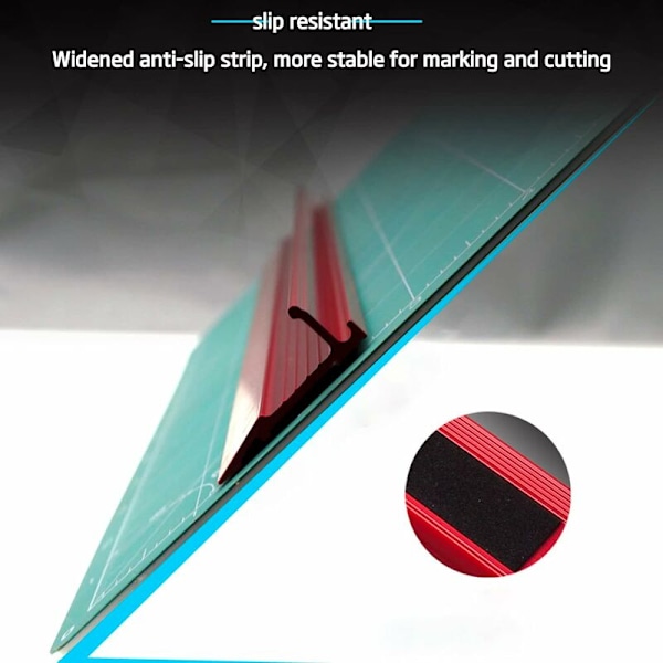 30 cm Metal Lineal, Teknisk Tegneudstyr, Geometriværktøj, DIY Værktøj, Arkitekt Lineal til Studerende, Tømrerarbejde, Kunstnere