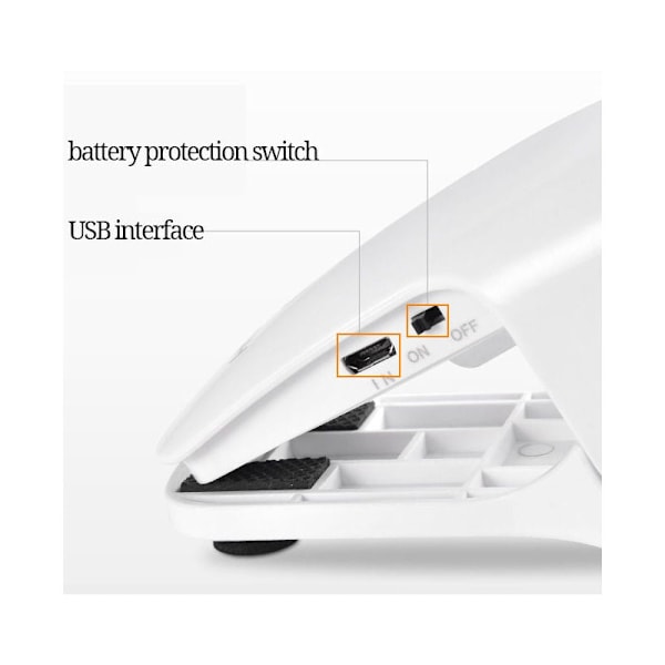 Touch Sengelampe 5 Farver & 5 Justerbare Intensiteter 350° Fleksibel Led Halslampe, Læselampe Læselys til Seng Trådløs Led Bordlampe, Sort