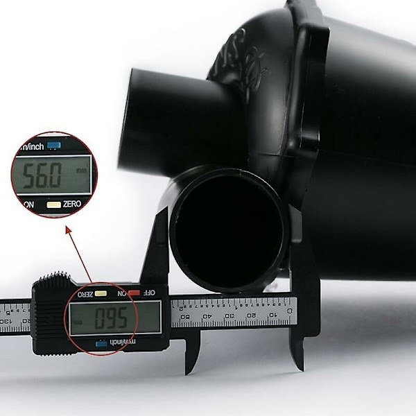 50Mm sjätte generationens turbo-cyklon dammsugarfilter industriell & hushålls dammsamlare utan påse Svart