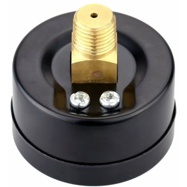 0 -30inHg 0 -1bar Mini Dial Lufttryksmåler Barometer Meter Dobbeltskala Aksial Sort Skive
